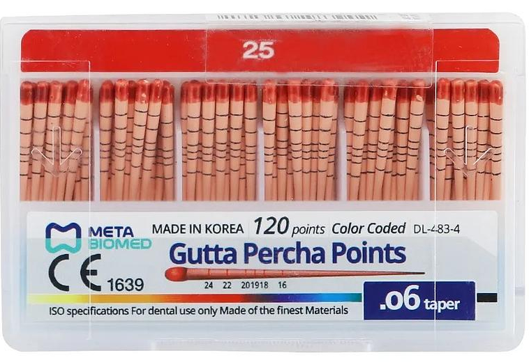 Cono Gutta Percha 06T 25, Meta