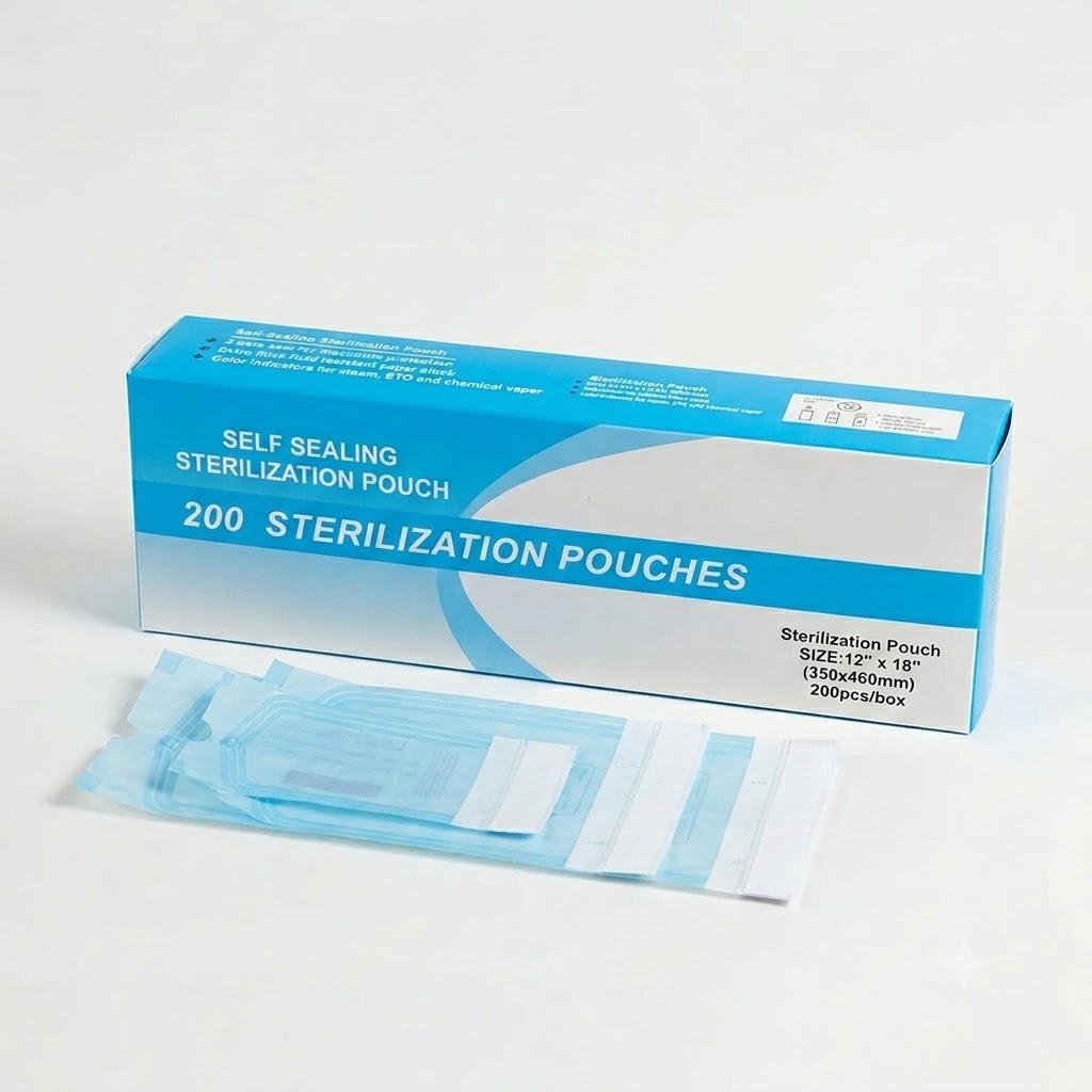 (JA-010183) Bolsa de Esterilización 12x18" ( 350x460mm) (Caja 1x200), Jaan Medical