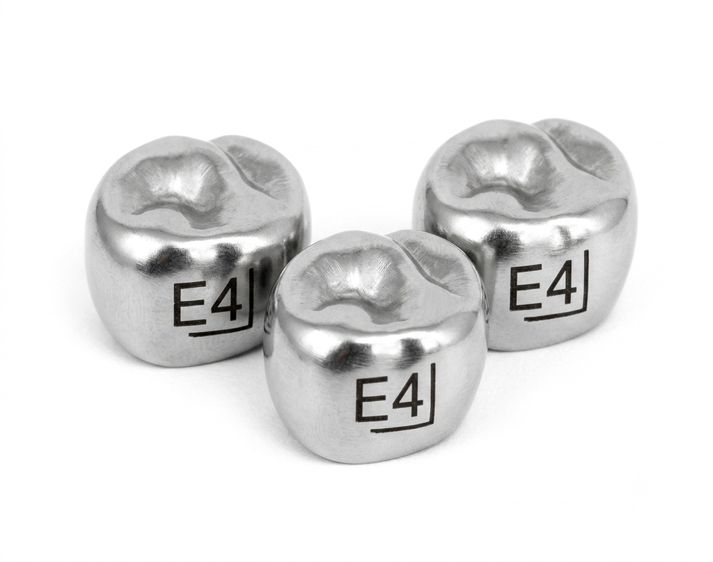 Corona de Acero ( Set 1x3 ) E4 , Jaan Medical