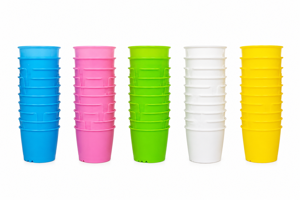 Vaso Dappen Plástico Dif. Colores, Jaan Medical