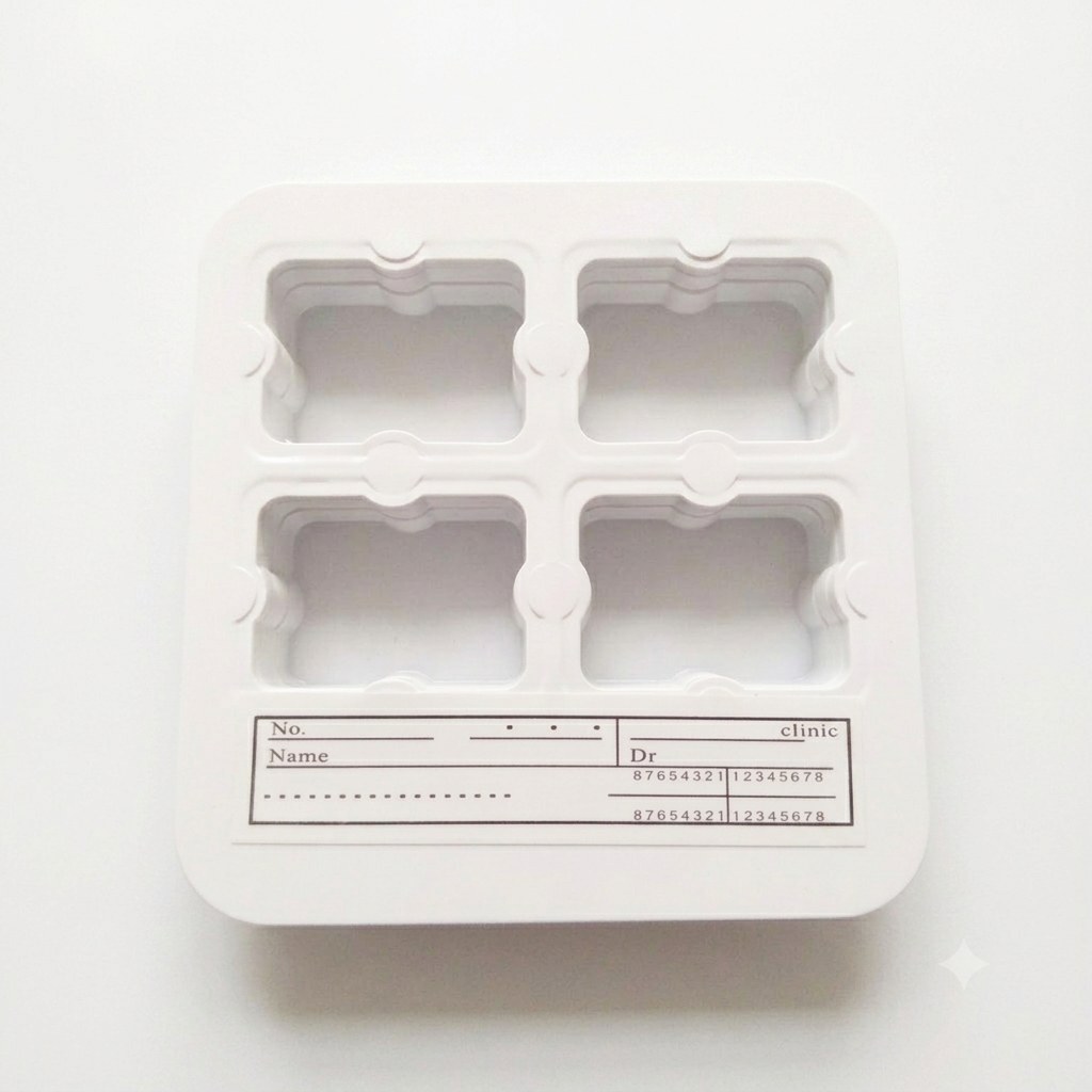Porta Placa Plástico Adulto 1x4, Jaan Médical