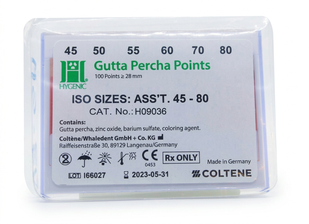 Gutta Percha Hygenic #45-80, Coltene