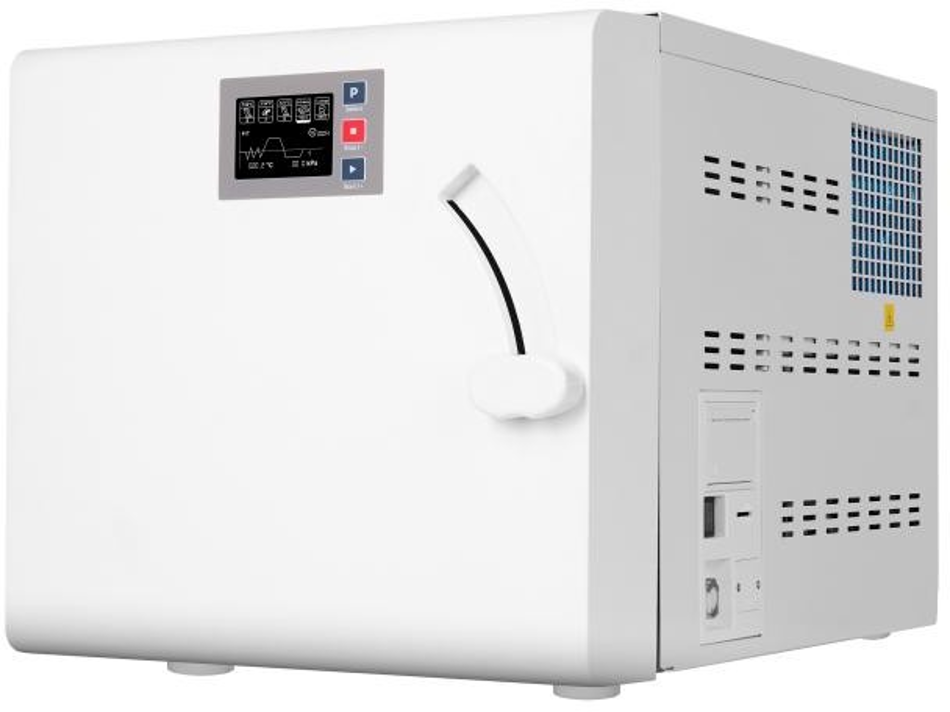 Autoclave clase "B" con capacidad de 23Lit, marca Yeson, Serie Daslav, modelo YS-23L-OL con pantalla LED e impresora