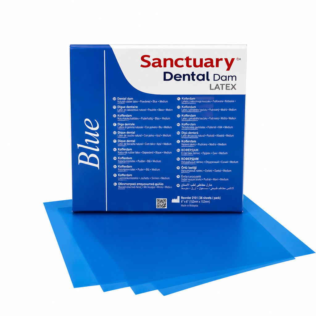 Dique Goma 6 x 6 Sanctuary Azul medio 