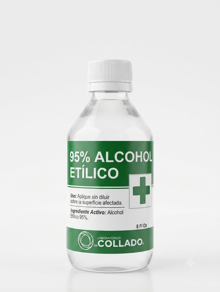 Alcohol Etílico P/95% 8oz