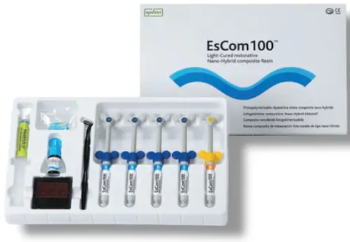 Kit de Resina (A1, A2, A3, A3.5, B2)+ Acido Gel + EsBond EsCom100, Spident
