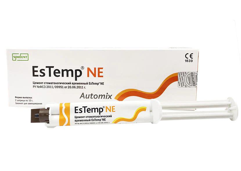 (Estemp NE) Cemento Temporario en Jeringa Estemp-ne Sin Eugenol Spident