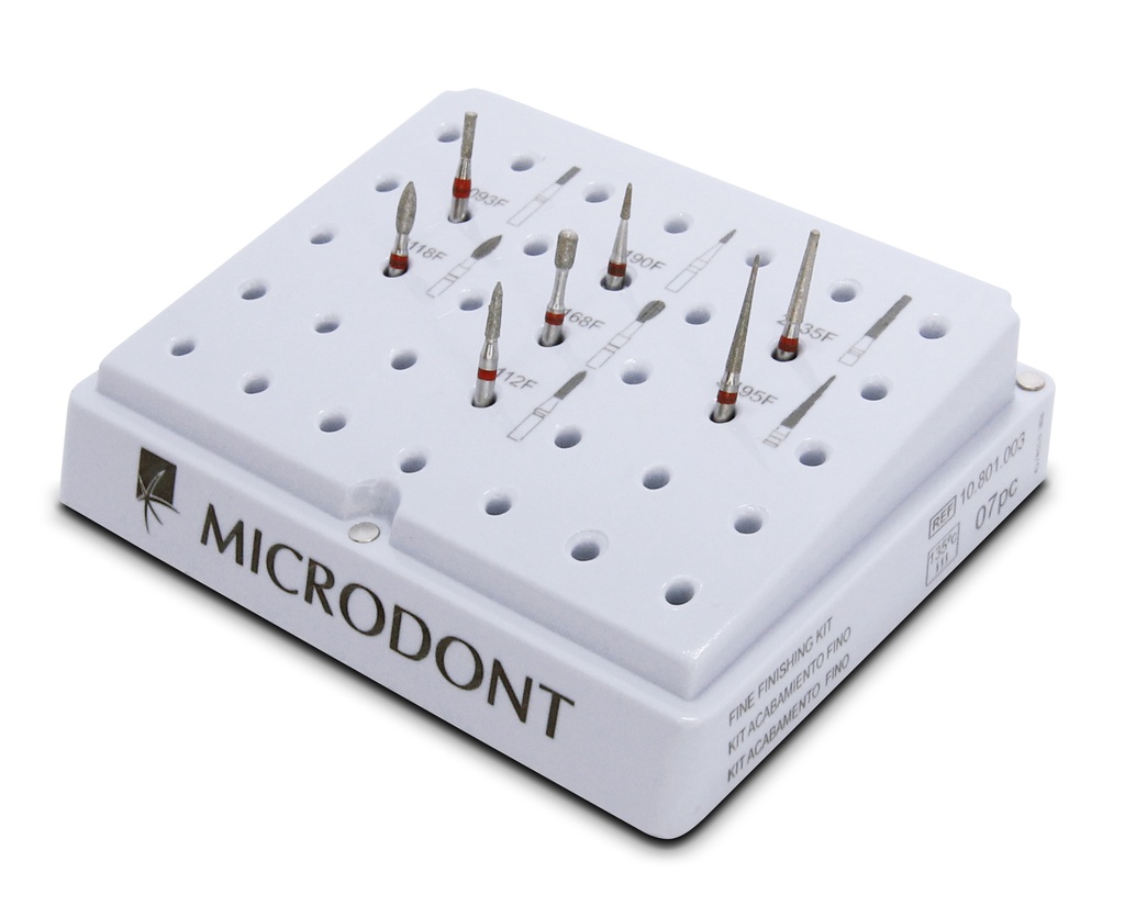 Kit de Fresa Pulido Fino 1x7 Microdont