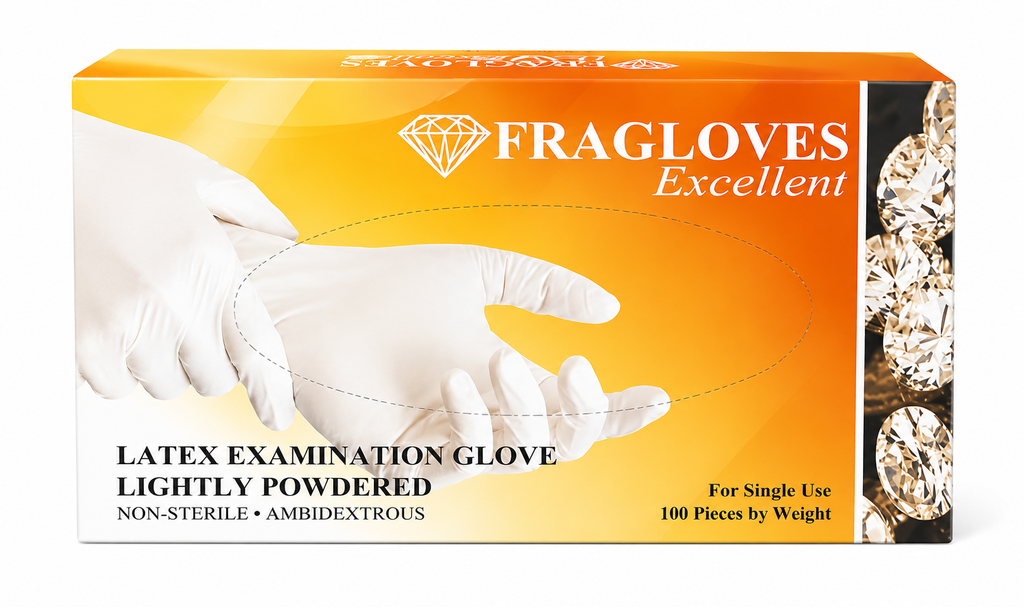 Guante Latex Con Polvo Medium, Fragloves