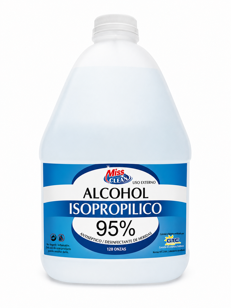 Alcohol Isopropílico al 95% Galón, General Tropical