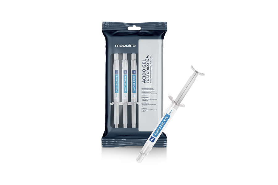(0103003007) Acido Gel Fosfórico 37% Azul (Jeringa de 2,5ml) Maquira