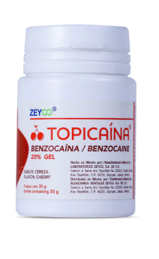 Anestesia Tópica Gel Cereza, Zeyco