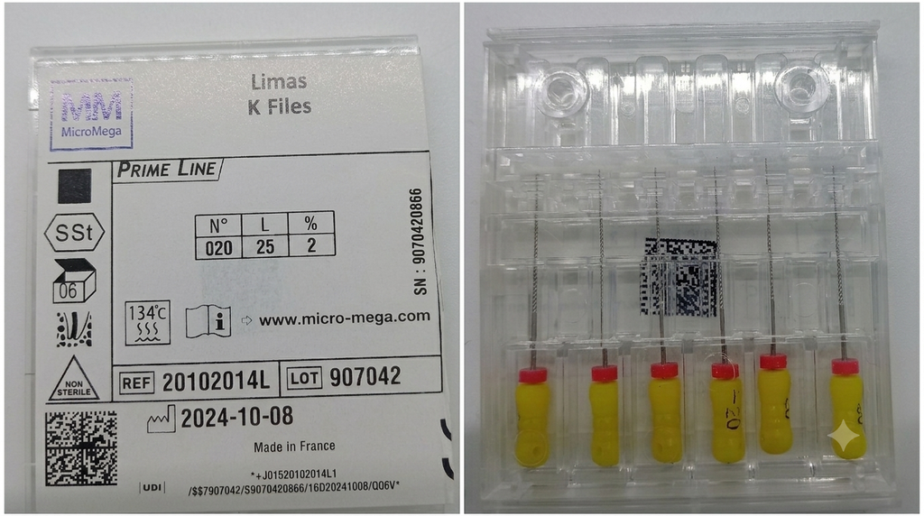 (20102014L) Limas Prime Line #20 25mm, Coltene