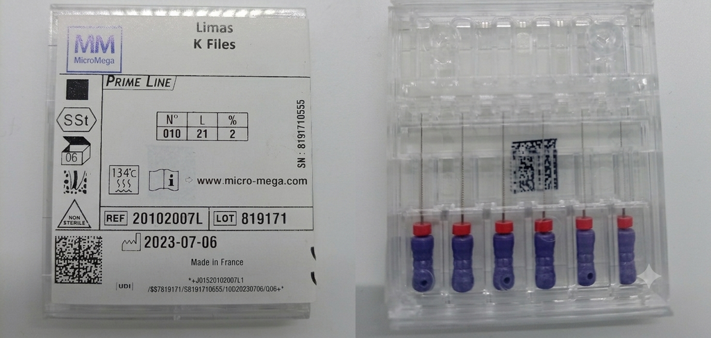 (20102007L) Lima Prime Line M-M #10 21mm, Coltene