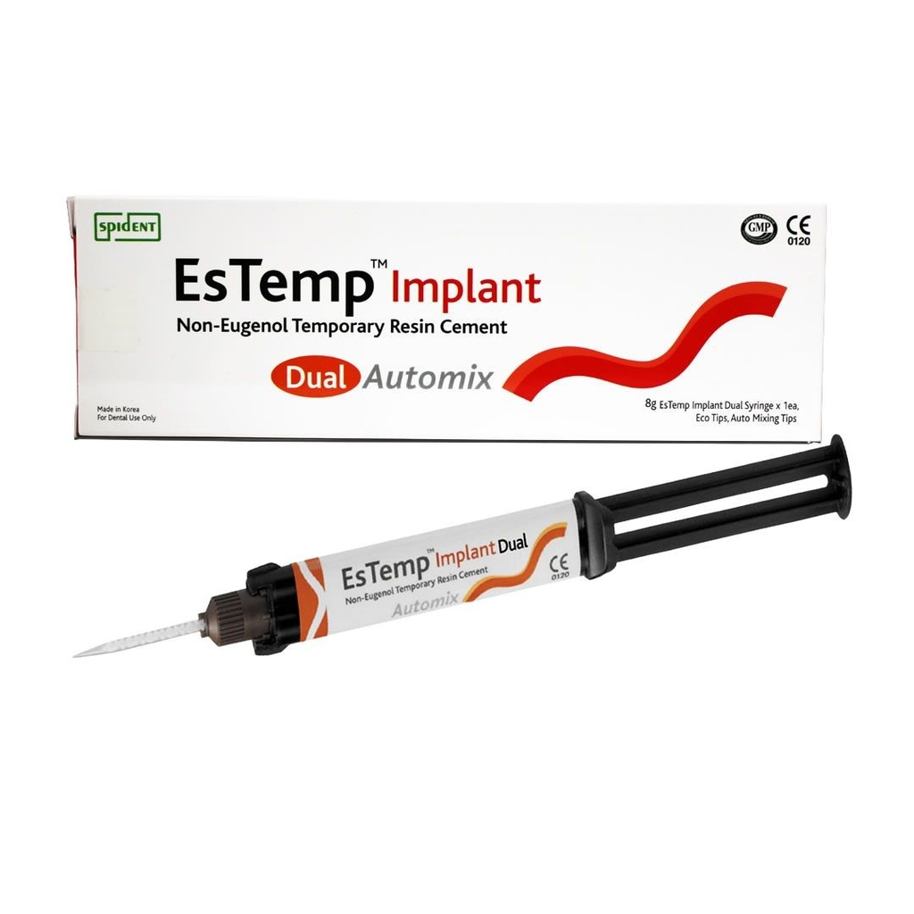 (Estemp Implant) Cemento Temporario Para Implante Con Carga de Resina, Spident