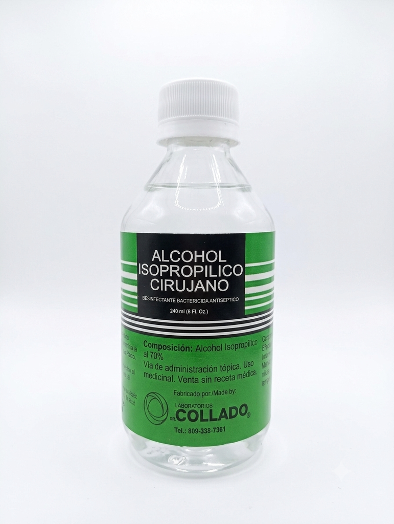 Alcohol 70% (Frasco 8oz)