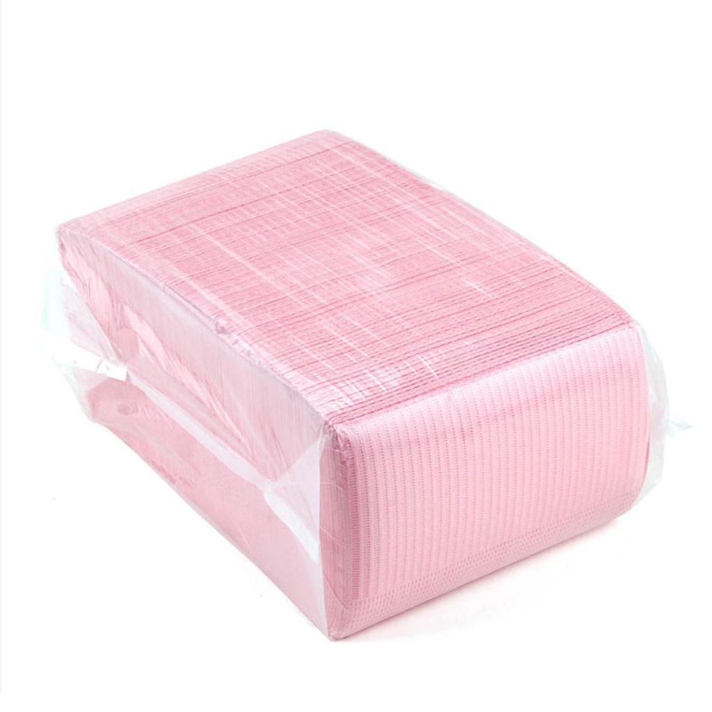 (JA-02001P) Babero Rosado, P/125, Jaan Medical