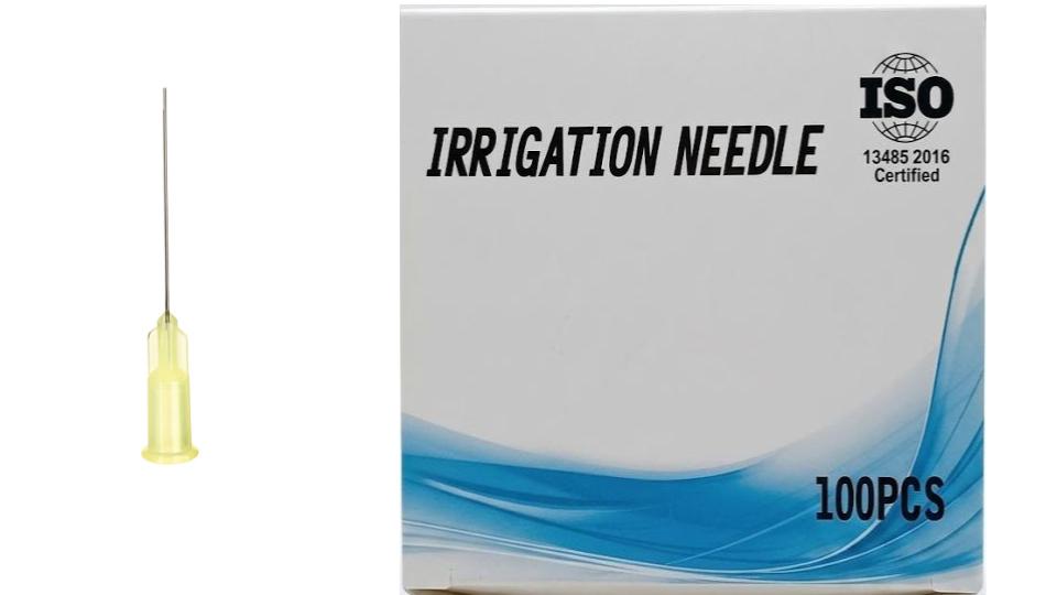 (JA-010145C) Aguja de Irrigación 30G*25mm Doble, Jaan Medical