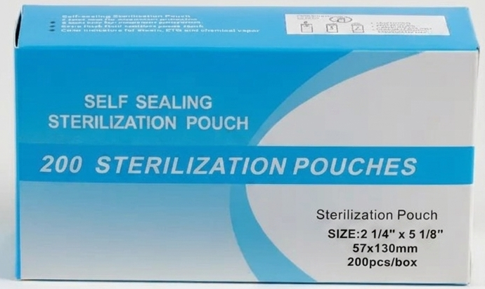 (JA-010183)Bolsa de Esterilización 2 1/4 x 5 1/8" 57x130mm, Jaan Medical