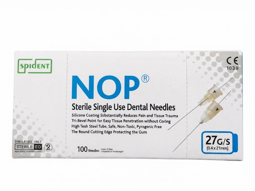 Aguja Corta 27GL, 0.4x21mm, Spident (Caja de 100)