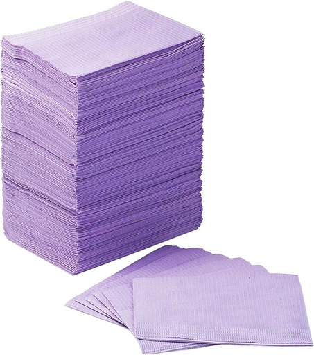 [PO-GL-01082] (JA-02001V) Babero Morado, P/125, Jaan Medical