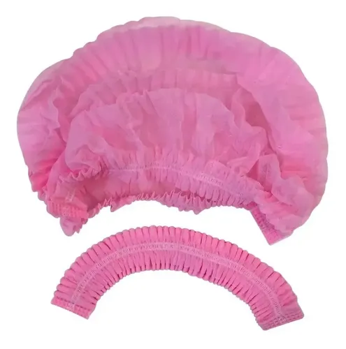 [PO-GL-01098] (JA-010194P) Gorro Acordeon  p/Enfermera Rosado 1x100, Jaan Medical