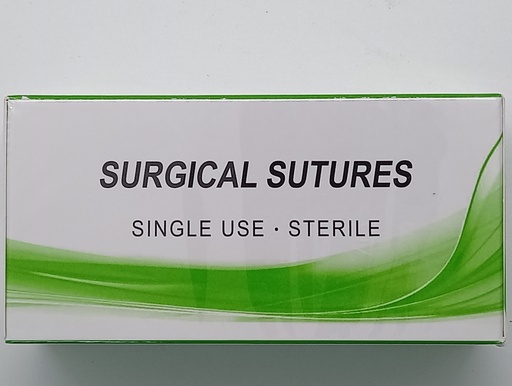[PO-MG-00002] Hilo de Sutura Nylon 4/0, 24mm Caja 12 Jaan Medical