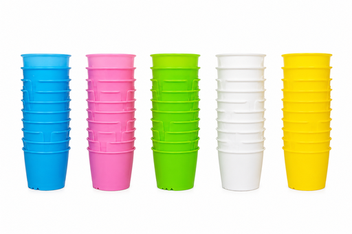 [PO-GL-01715] Vaso Dappen Plástico Dif. Colores, Jaan Medical
