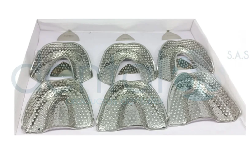 [PO-GL-01742] (JA-010120) Cubeta Fenestrada Metálica 1x6, Jaan Médical