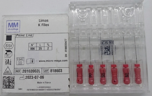 [PO-EN-00137] (20102002L) Lima Prime Line M-M #06 25mm, Coltene