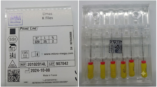 [PO-EN-00141] (20102014L) Limas Prime Line #20 25mm, Coltene