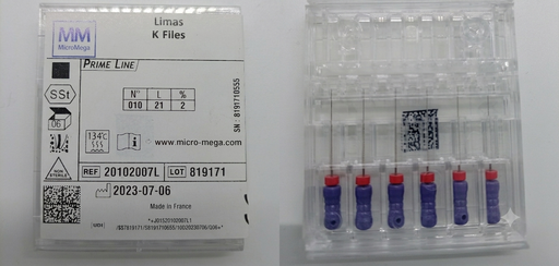 [PO-EN-00145] (20102007L) Lima Prime Line M-M #10 21mm, Coltene