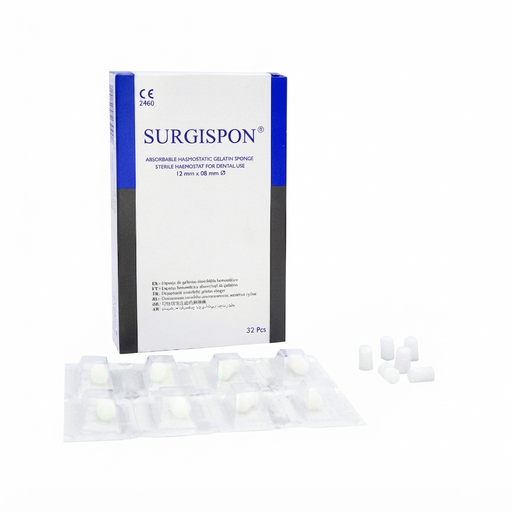 [PO-GL-00640] (SSP-1208) Surgispon Dental Tampon Size 12x08 mm